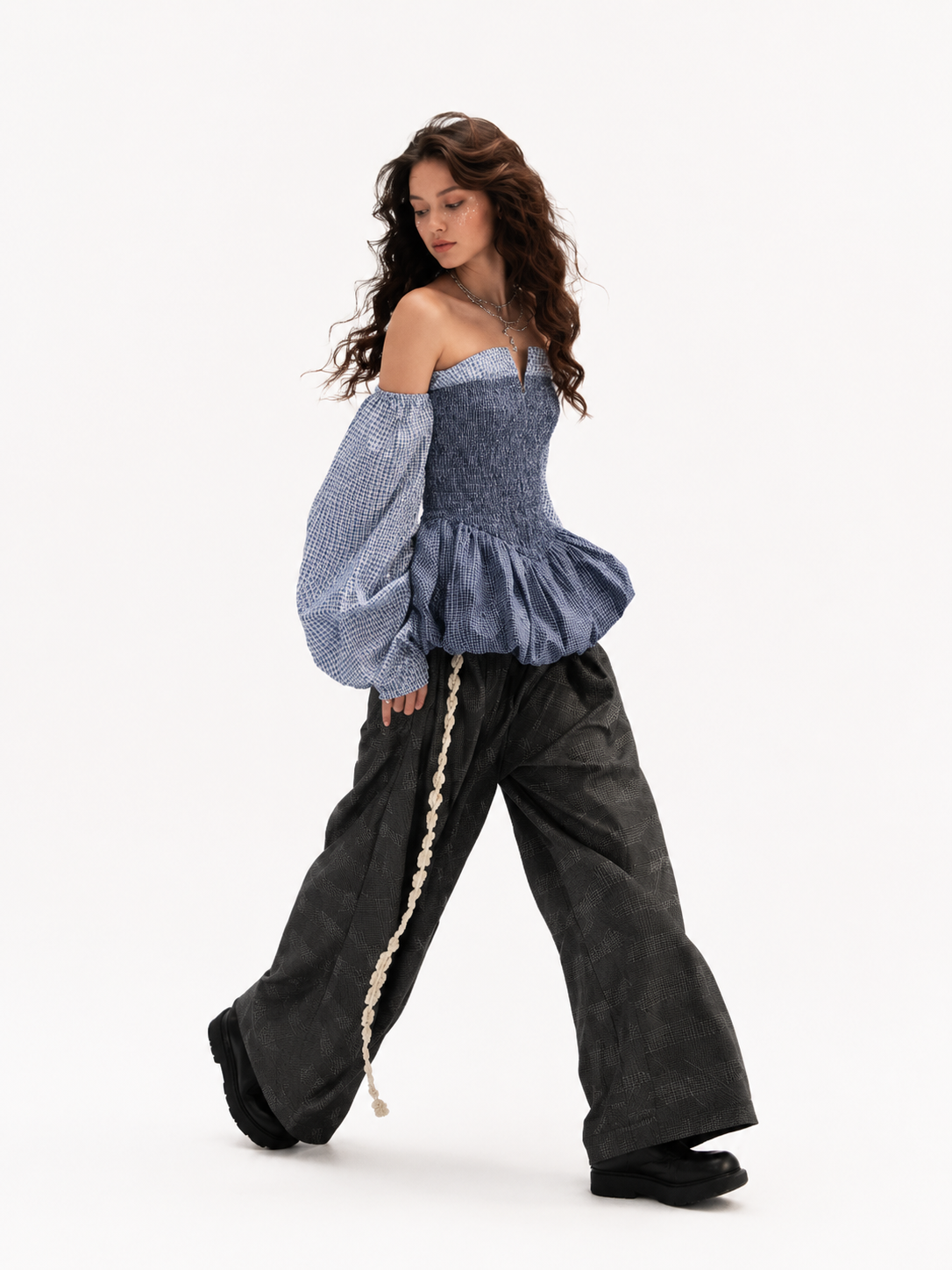 Off-Shoulder Corset Top