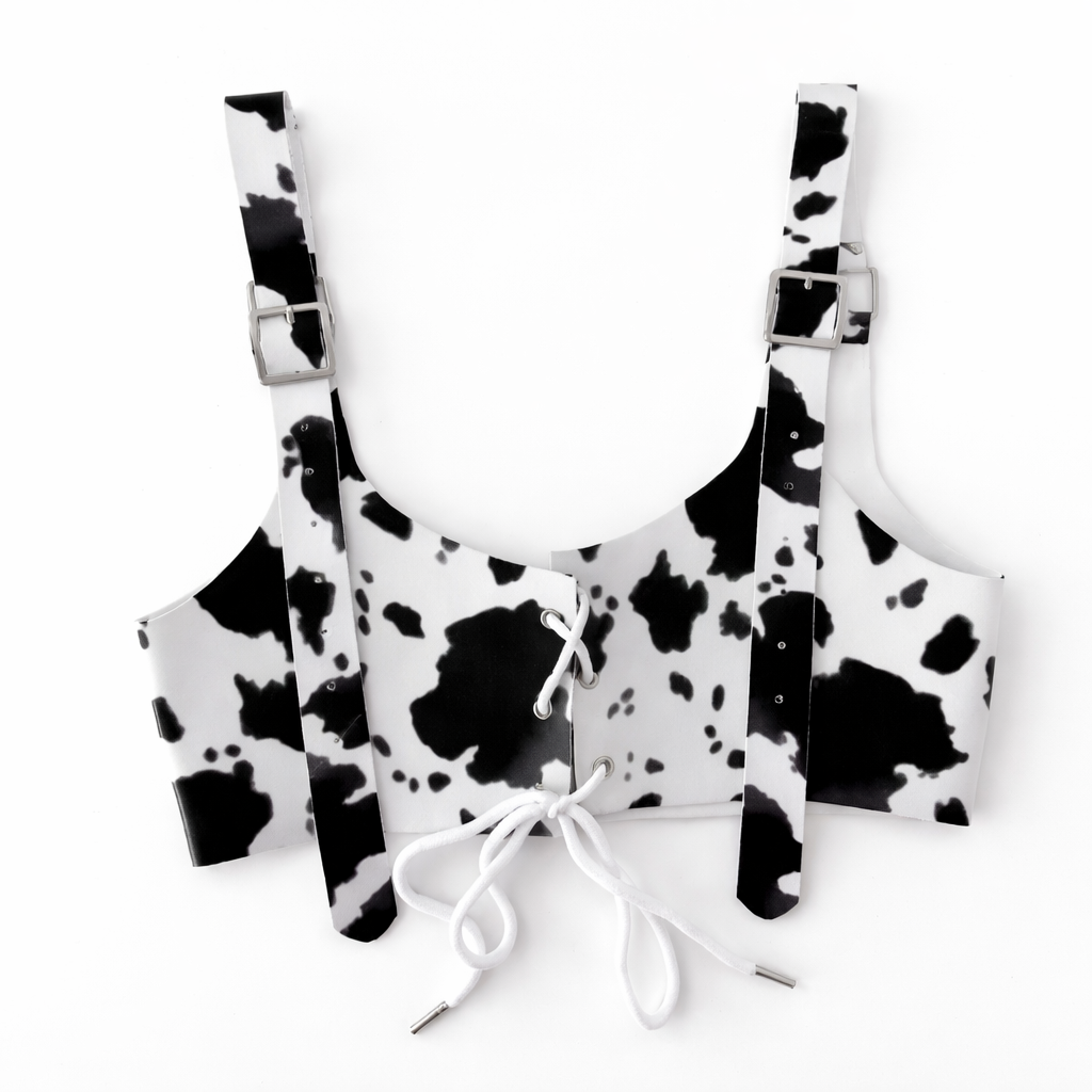 Cowhide Lace-Up Harness Belt