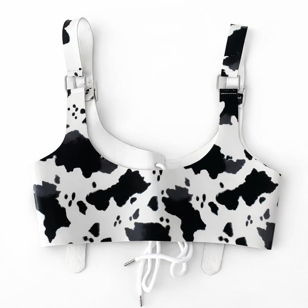 Cowhide Lace-Up Harness Belt