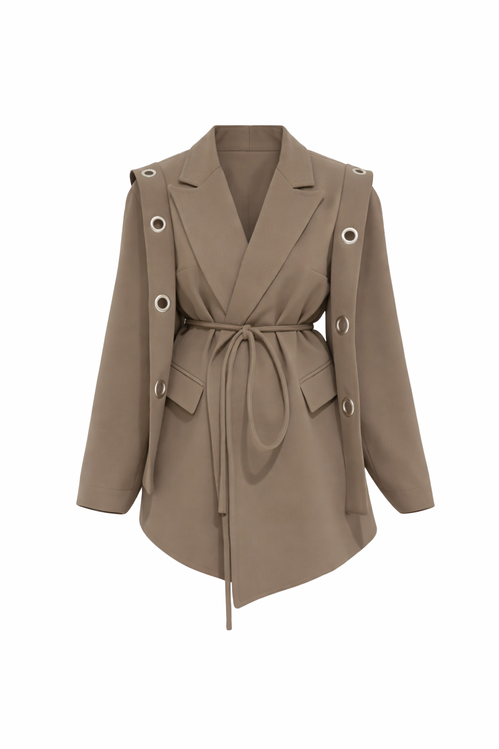 Vintage Tie Up Women 's Coats