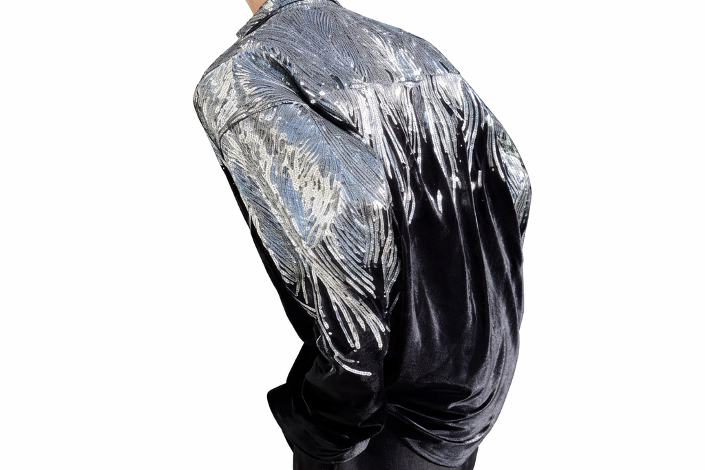 Velvet Long Sleeve Shirts