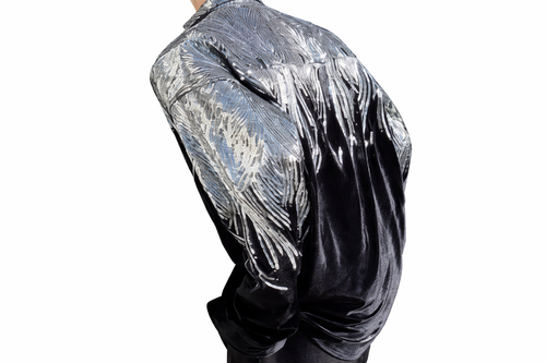 Velvet Long Sleeve Shirts