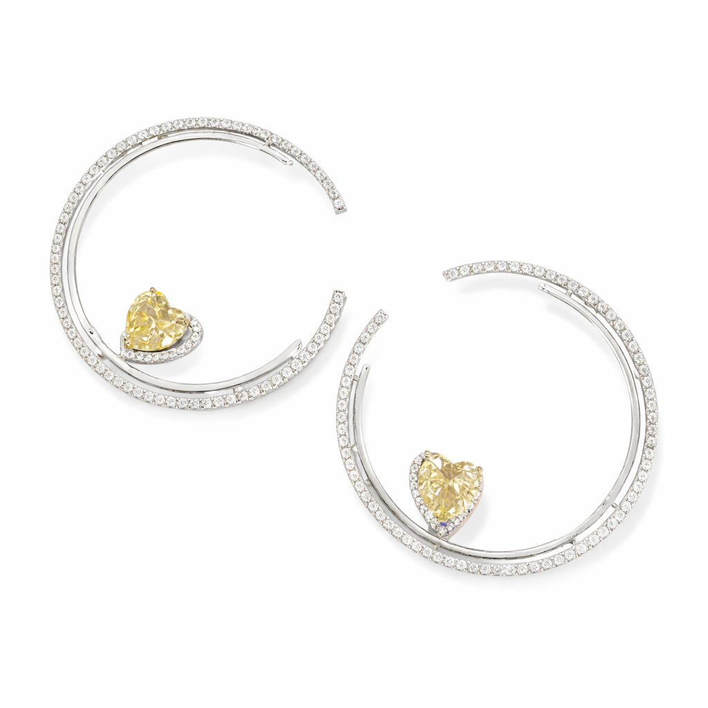 Luxury Zircon Hoop Earrings