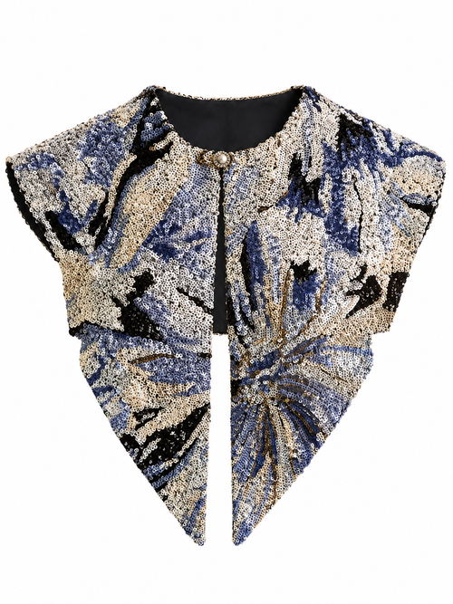 Embellished Sequin Bolero