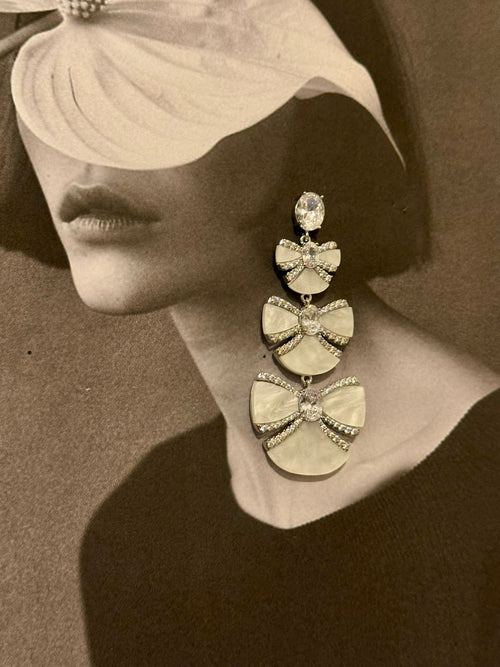 Bow Temperament Fashion Earrings