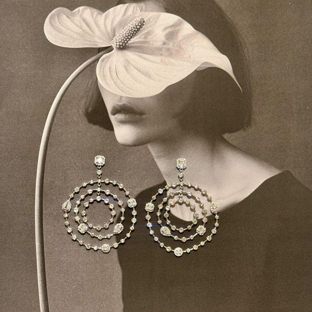 Temperament Circle Earrings
