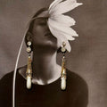 Water Drop Long Tassel Earrings