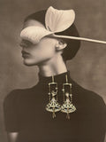 Zircon Fringed Earrings